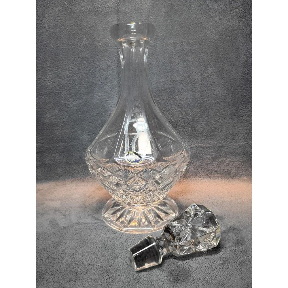 Bohemian 24% PbO Lead Crystal Decanter 12